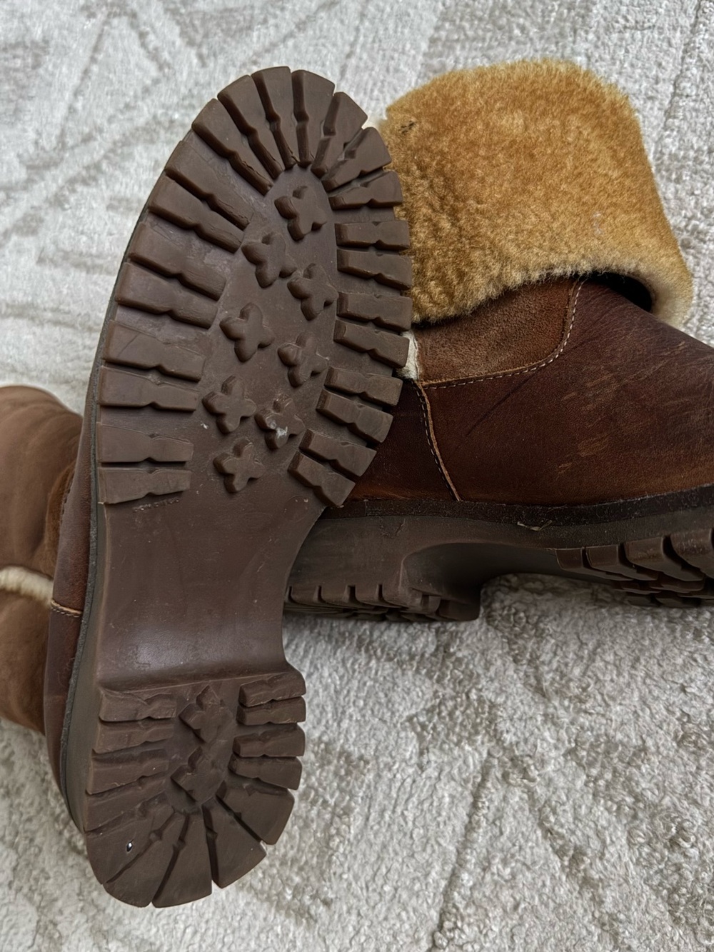 Shearling Cuff Winter Boot - Picture 2 of 8
